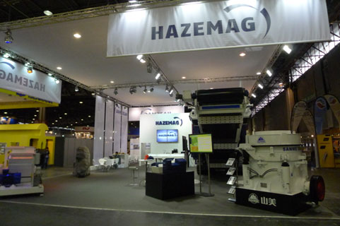 上海山美與德國HAZEMAG以聯合參展的形式成功亮相Intermat 2012展會